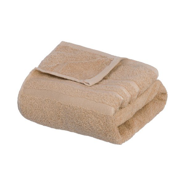 Bēšs frotē kokvilnas dvielis 70x140 cm Simple – Casa Selección