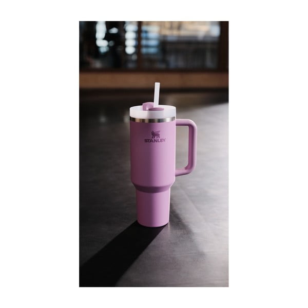 Violets nerūsējošā tērauda termoss ar salmiņu 1,18 l Quencher H2.0 FlowState Tumbler Lilac – Stanley-image-4