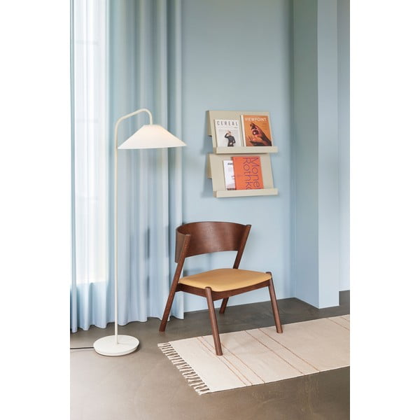 Krēmkrāsas stāvlampa ar stikla abažūru (augstums 158 cm) Solid – Hübsch-image-2