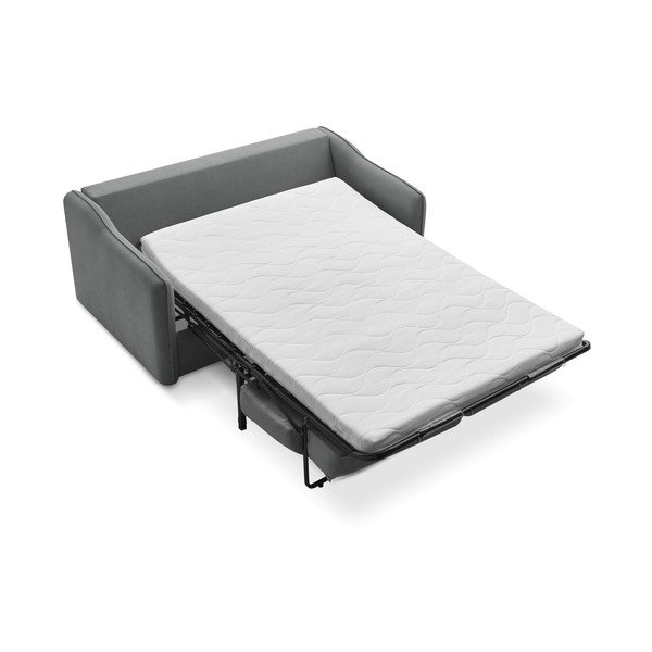 Tumši pelēks dīvāns gulēšanai/salokāms 178 cm Lenny – Bobochic Paris-image-4