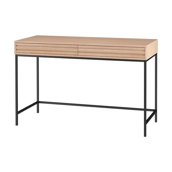 Darba galds ar ozolkoka imitācijas galda virsmu 50x120 cm Celine – Støraa-image-1