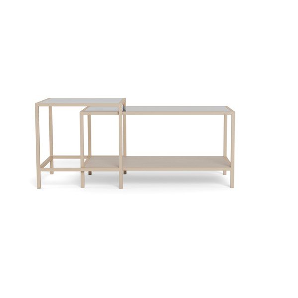 Pelēki tērauda žurnālgaldiņi (2 gab.) 50x90 cm Seaford – Actona-image-4