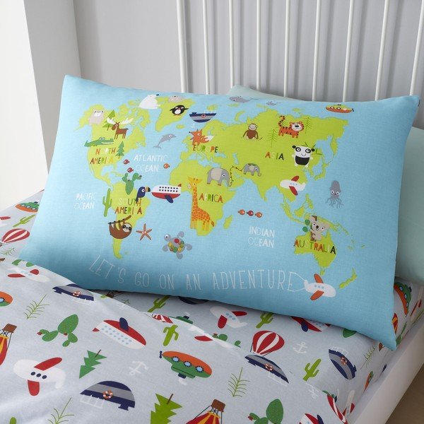 Bērnu gultasveļa ar dzīvnieku motīvu Catherine Lansfield, 135 x 200 cm-image-1