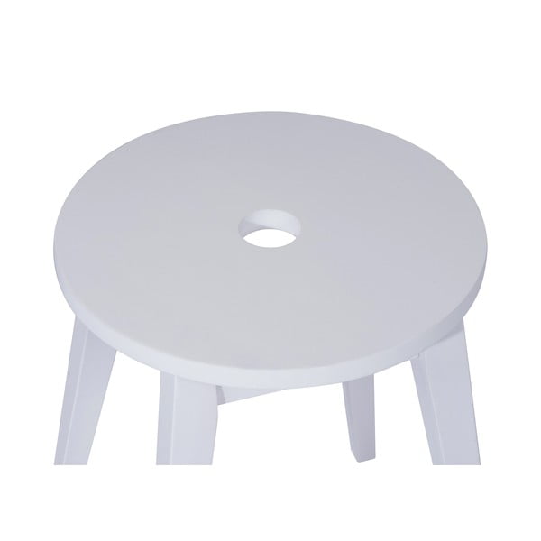 Balta gumijkoka taburete Club – Bonami Selection-image-2