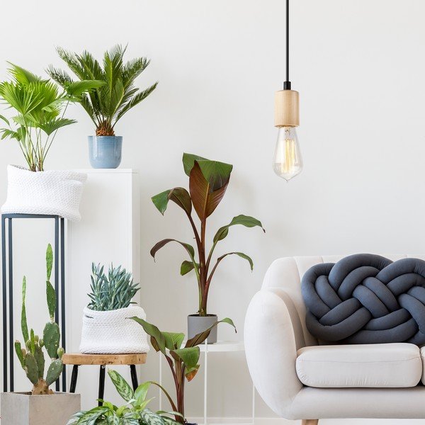 Dabīga toņa piekaramā lampa Leon – LAMKUR-image-1