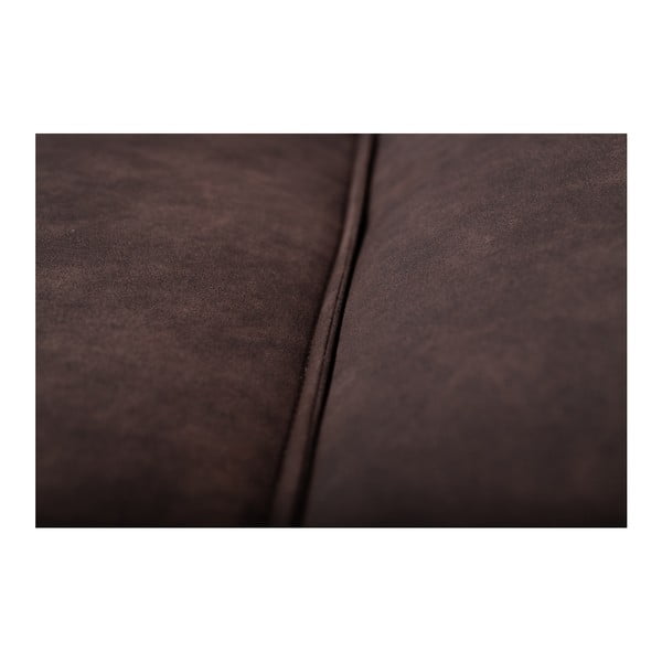 Brūns dīvāns no ādas imitācijas 224 cm Copenhagen – Scandic-image-4