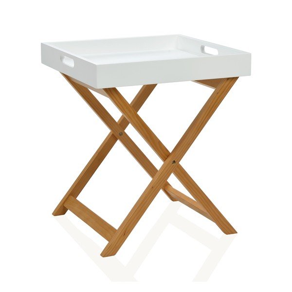 Andrea House Baltā paplātes kafijas galdiņš