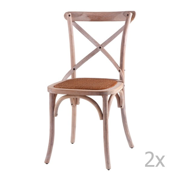 2 koka ēdamistabas krēslu komplekts sømcasa Ariana