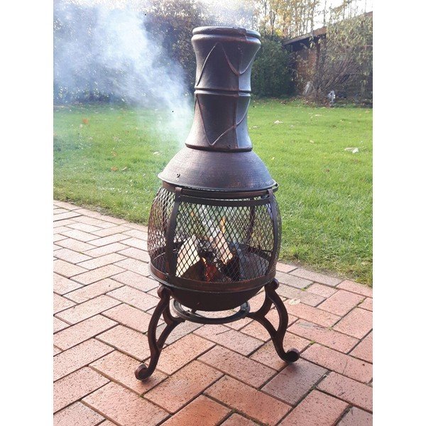 Čuguna āra kamīns ø 50 cm – Garden Pleasure-image-1