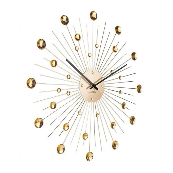 Sienas pulkstenis no zelta kristāliem Karlsson Sunburst-image-1