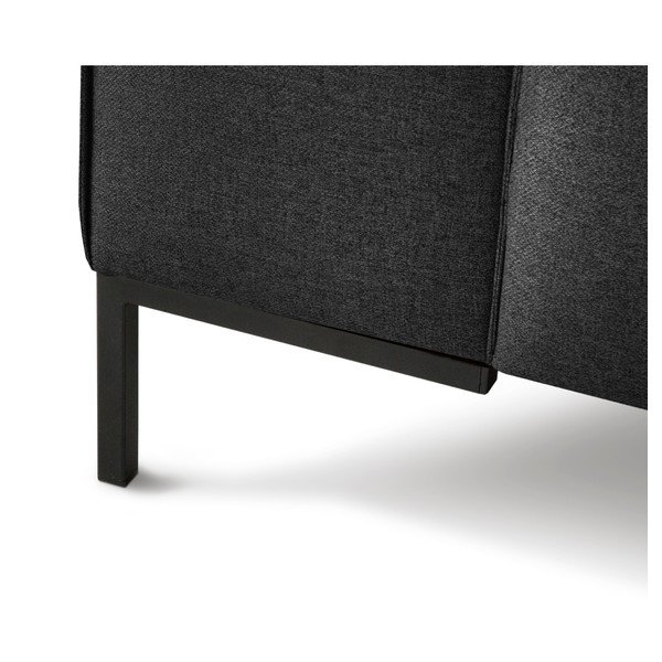 Cosmopolitan Design Seville tumši pelēks stūra dīvāns, kreisais stūris-image-4