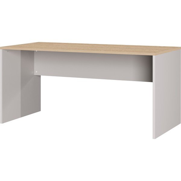 Darba galds ar ozolkoka imitācijas galda virsmu 79x158 cm Lissabon – Germania