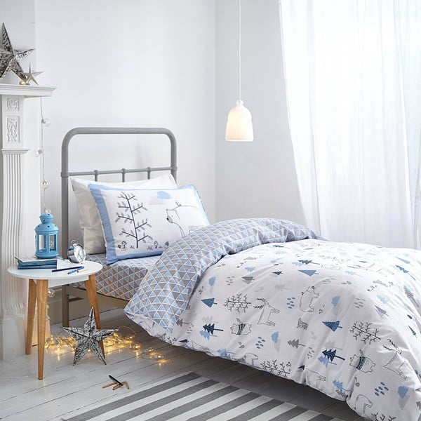 Zila gultasveļa Bianca Nordic Cotton, 135 x 200 cm