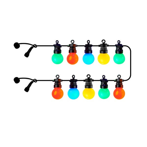 Lampiņu virtenes pagarinājums spuldžu skaits 10 gab. garums 300 cm Lucas Multi – Sirius