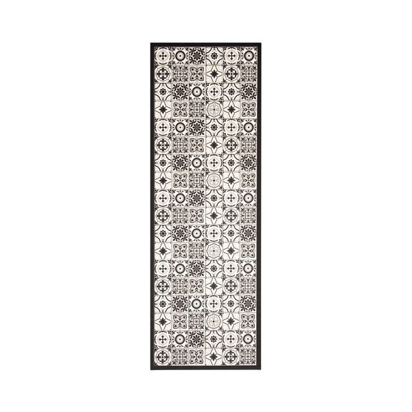 Melns un balts vinila skrejceļš Zala Living Kaja, 47 x 140 cm-image-4