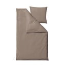 Pelēkbrūna vienguļamā damasta gultas veļa 140x220 cm Tiles – Södahl
