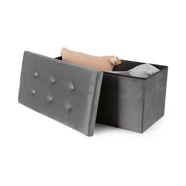 Pelēks samta pufs – Compactor-image-3