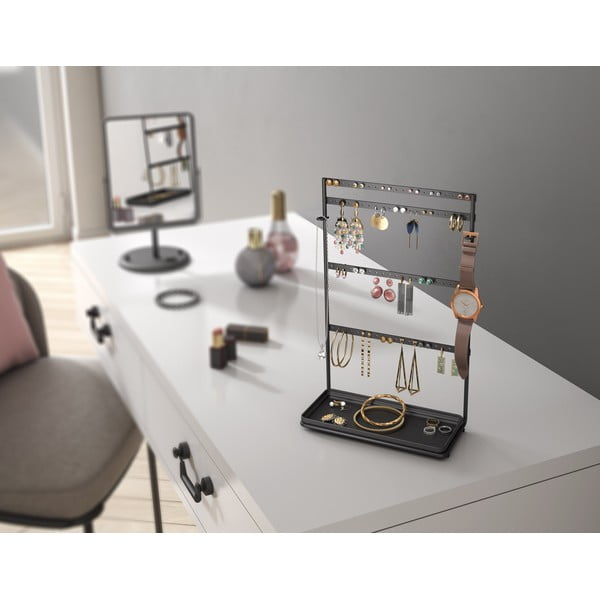 Melns juvelierizstrādājumu organizators Metaltex My Pendants-image-1