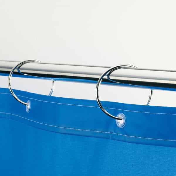 Matētas sudraba krāsas dušas aizkaru gredzeni (12 gab.) Ringo Small – Spirella-image-1