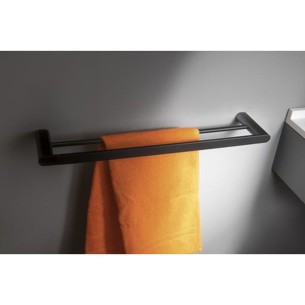 Balts misiņa sienas dvieļu turētājs Flori – Sapho-image-1