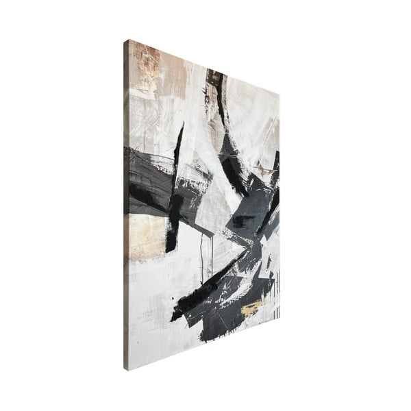 Attēls ar manuāli gleznotiem elementiem 70x100 cm Ash – Styler-image-3