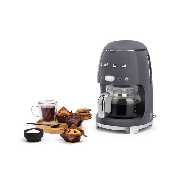 Pelēks kafijas pagatavošanas komplekts ar piltuvi Retro Style – SMEG-image-3
