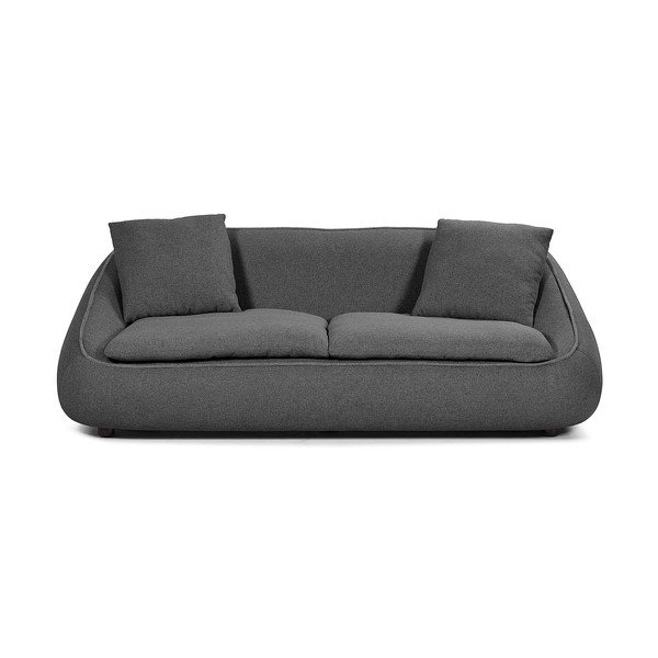 Tumši pelēks dīvāns Kave Home Safira, 220 cm-image-2