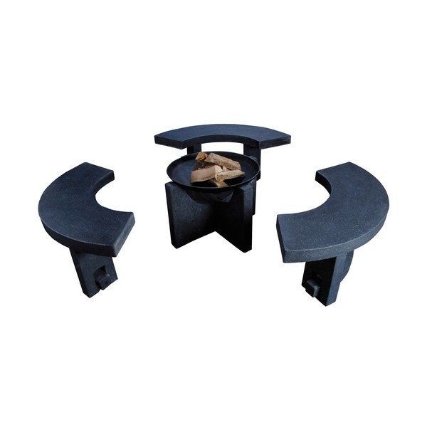 Granīta soliņš kamīnam Esschert Design-image-2