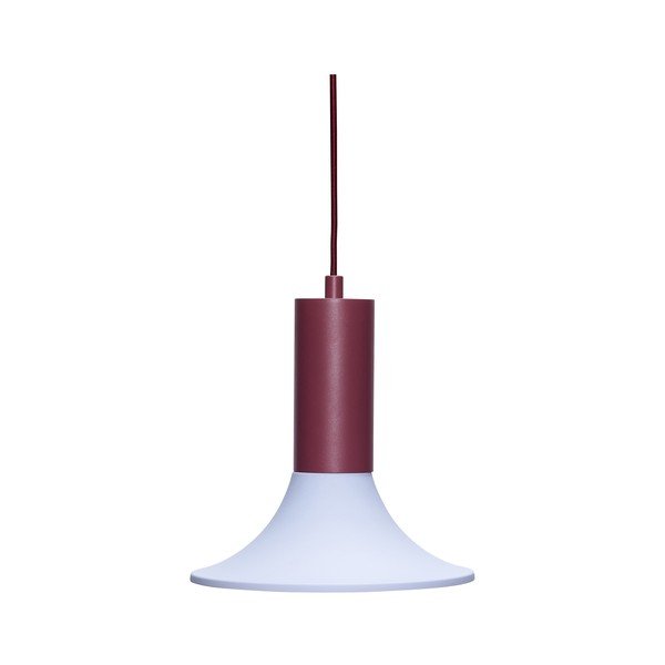 Bordo/gaiši zila metāla piekaramā lampa ar regulējamu spilgtumu ø 25 cm Luminary – Hübsch