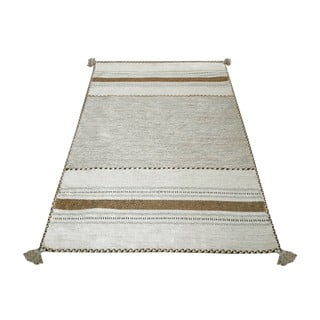 Bēšs kokvilnas paklājs Webtappeti Antique Kilim, 70 x 140 cm