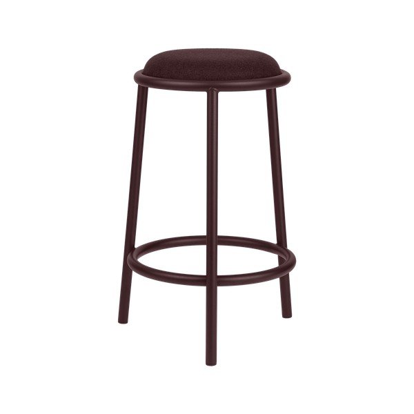 Bordo metāla bāra taburete (sēdekļa augstums 68 cm) Hogo – noo.ma