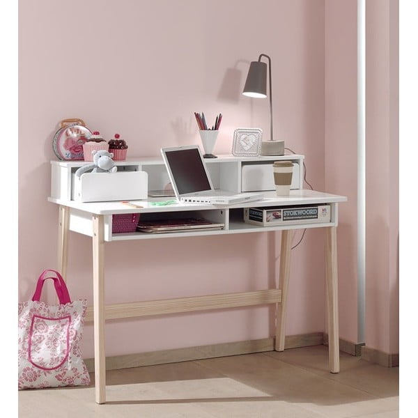 Balts bērnu rakstāmgalds Vipack Kiddy-image-1