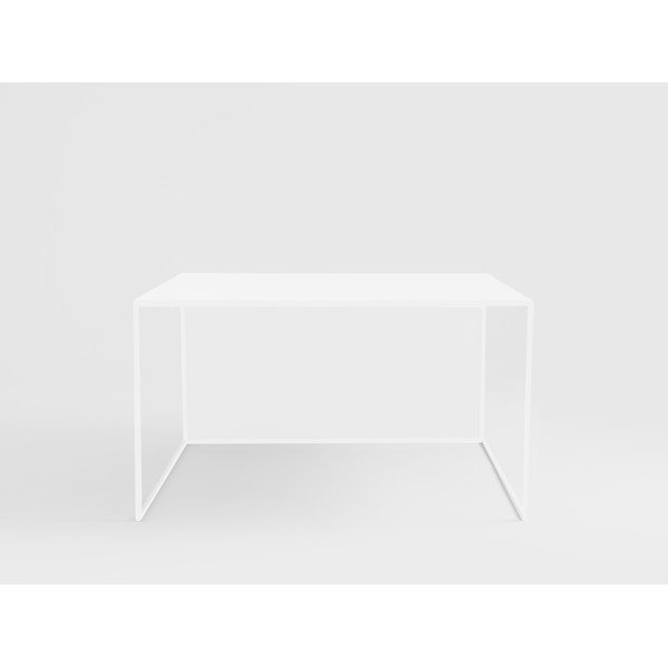 Balts metāla žurnālgaldiņš 80x80 cm 2Wall – CustomForm-image-1