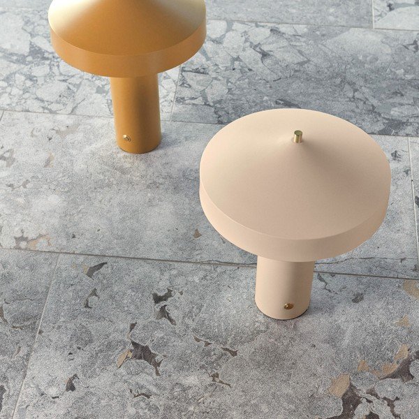 Pelēkbrūna metāla galda lampa (augstums 41 cm) Hatto – OYOY Living Design-image-2