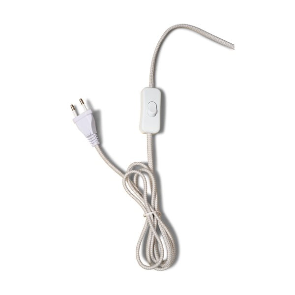 Balta galda lampa ar auduma abažūru (augstums 75 cm) Reykjavik – it's about RoMi-image-3