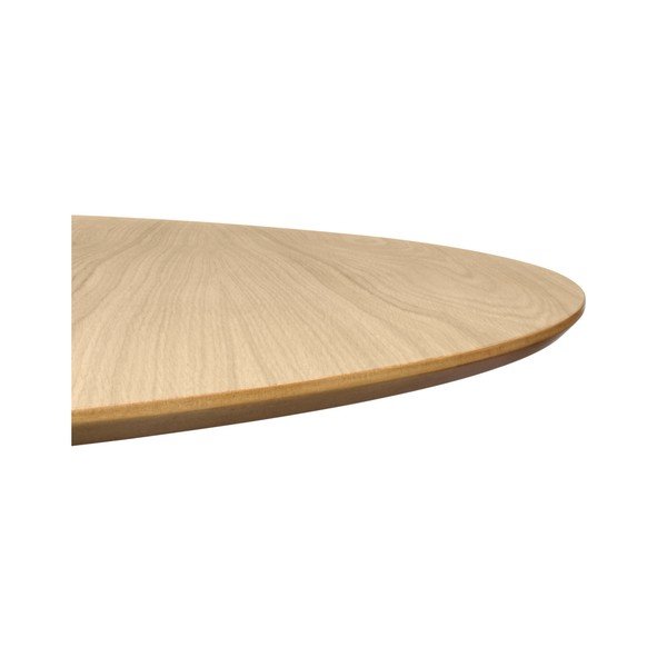Ēdamgalds ozolkoka krāsā ar melnu Symbiosis Row pamatni, ⌀ 150 cm-image-1