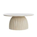 Metāla apaļš sānu galdiņš ø 70 cm Veglia – Light & Living
