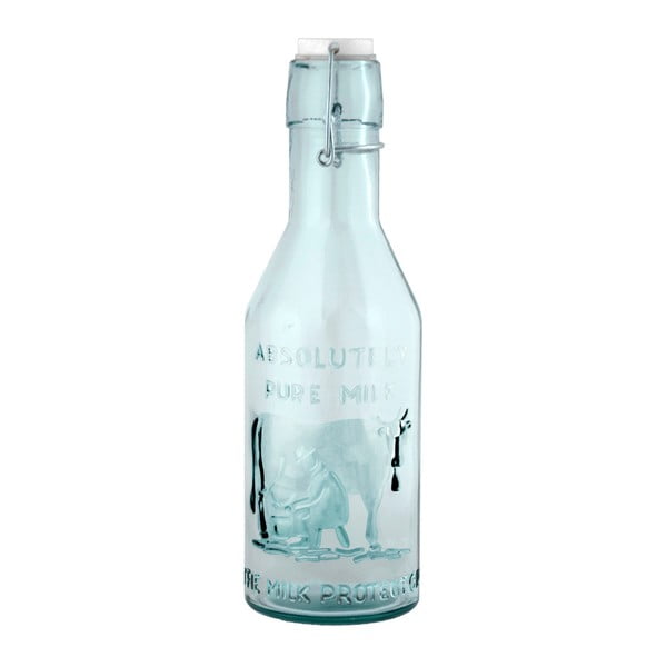 Ego Dekor Autentiska pārstrādāta stikla piena pudele, 1 litrs