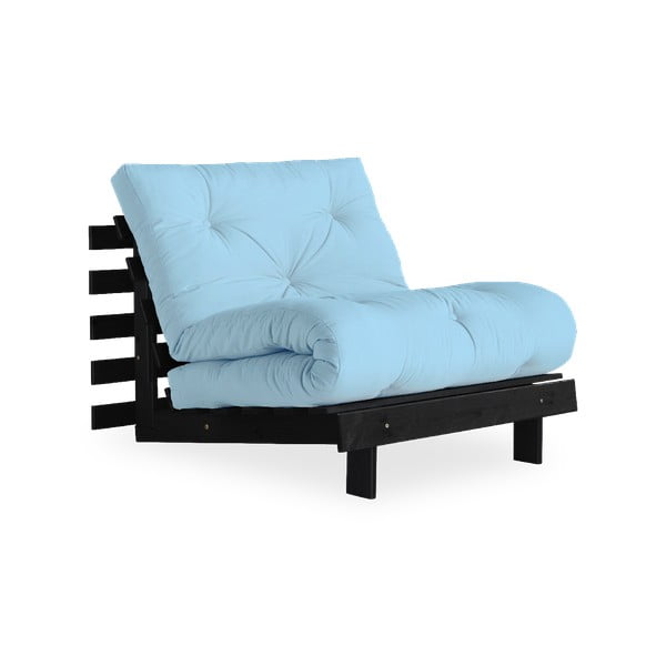 Izvelkamais krēsls Karup Design Roots Black/Light Blue