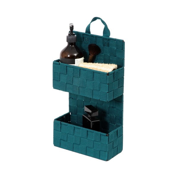 Zaļš divlīmeņu piekaramais grozs Compactor Bristol-image-3