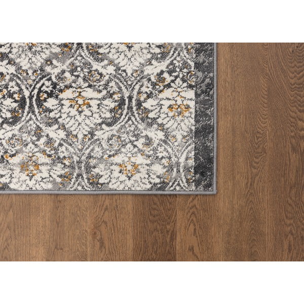 Tumši pelēks/ziloņkaula krāsas celiņa paklājs 80x250 cm Soft Viskan – FD-image-4