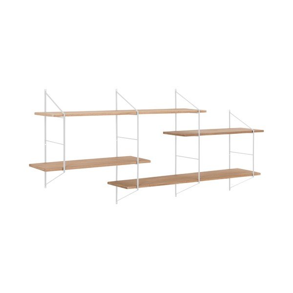 Balts divstāvu plaukts no pavlonijas masīvkoka Belfast – Actona-image-1