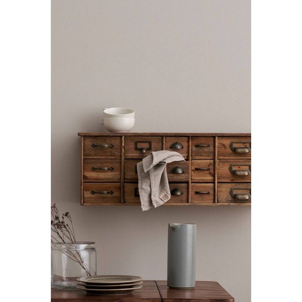 Gaiša dabīga toņa priedes masīvkoka piekarināma kumode 67x25x14 cm Klas – Ellos Home-image-2