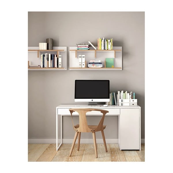 Balts darba galds TemaHome Prado-image-2