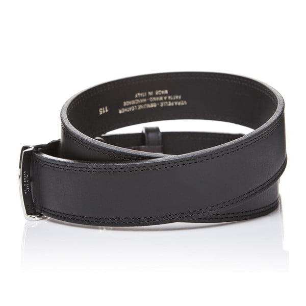 Ādas josta Elegant Black, 130 cm-image-1