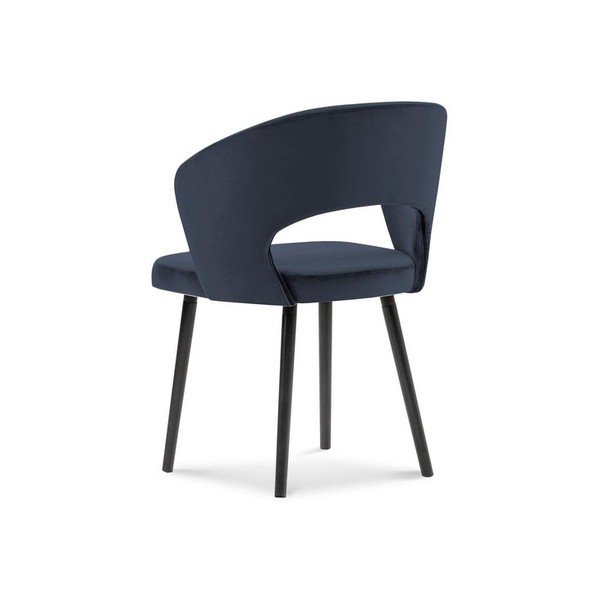 Tumši zils samta ēdamistabas krēsls Windsor & Co Sofas Elpis-image-2
