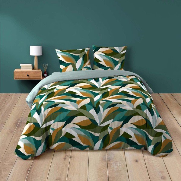 Divguļamā/īpaši gara trīsdaļīga kokvilnas gultas veļa 240x220 cm Swan – douceur d'intérieur