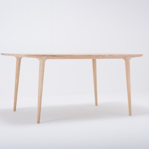 Ozolkoka ēdamgalds 90x160 cm Fawn – Gazzda-image-3