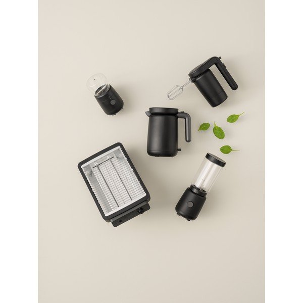 Melna plastmasas elektriskā tējkanna 1 l Foodie – RIG-TIG-image-4
