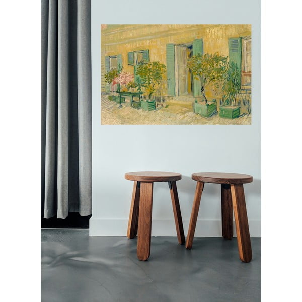 Reproducēta glezna 90x60 cm Exterior of a Restaurant in Asnières, Vincent van Gogh – Fedkolor-image-1